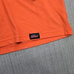 Dickies Shirt Mens Large Tall LTL Orange Painter Long Sleeve Pocket Work T-Shirt