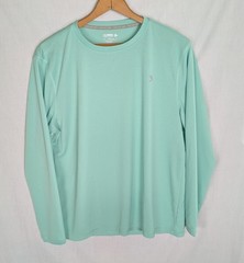 Reel Legends Freeline Performance Shirt Mens Sz L Mint Fishing Quick Dry Sun Pro