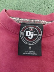 VINTAGE Def Jam University The School That Hip Hop Built Y2K Rap T Shirt Sz…