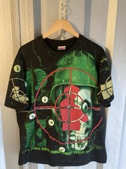 Vintage 90s Public Enemy AOP Rap Rock Band Tee Xl Rare