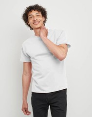 MENS XL WHITE HANES ESSENTIALS COTTON TSHIRT (SELLING TWO FOUR PACKS)