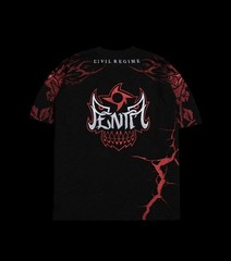 Civil Regime CERO MIEDO AMERICAN CLASSIC OVERSIZED TEE IN BLACK – Size XL