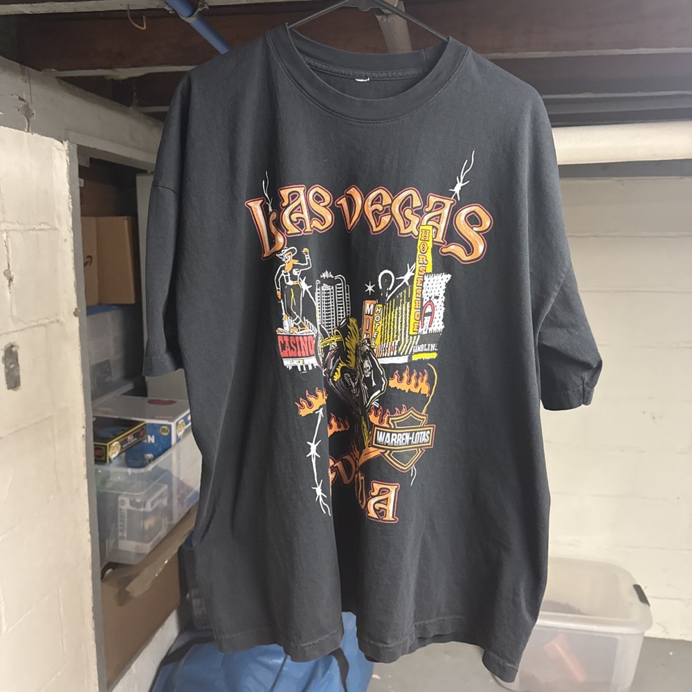Warren Lotas WL Las Vegas Nevada Casino T-Shirt Black Size 2XL