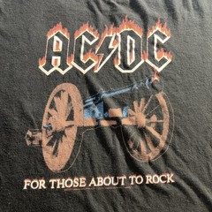 AC/DC For Those About To Rock T-Shirt Large Impact Merchandising Vintage 2006 L