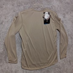 US Army Shirt Medium Beige Gen III Cold Weather Undershirt Military Base Layer