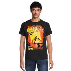 Indiana Jones Worldwide Black Men’s Tee Shirt 2XL (50-52), Short Sleeve