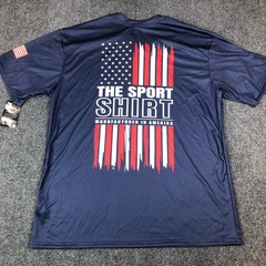 The Sport Shirt Men XL Navy Blue Moisture Wicking UPF 40+ Sun Protection Tee USA