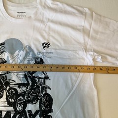 Outrank Always Active Short Sleeve T Shirt Mens Size 2XL White Racing Graphic
