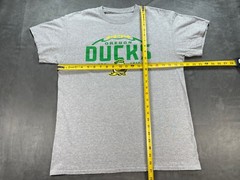 Gray Oregon Ducks Shirt Med No tag University College Football Sports Quack Y2k