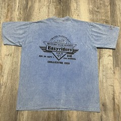 Vintage 1997 Easyriders Motorcycle Rodeo Tour Budweiser Biker Tee – Size XL