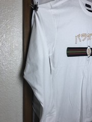 New Look Men Oversized Fit Long Sleeve Symbol Banner Tee medium