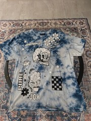 Alab Never Grow Up Tie Dye Tee Shirt Pre Owned Excellent
