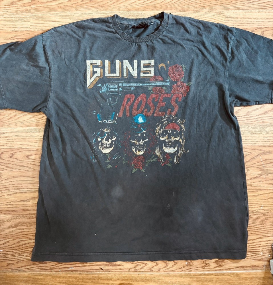 Guns N Roses T Shirt Adult S/M Sleeve Graphic Band Concert