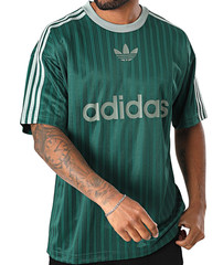 NEW MEN’S ADIDAS ORIGINALS TREFOIL POLY TEE SHIRT ~SIZE LARGE #JP1028 RARE!