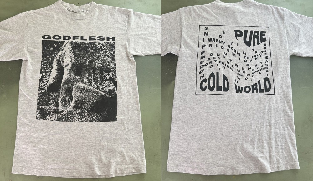 2 Sides 1992 Style Godflesh Band Shirt Unisex Sport Gray Size S-5XL EM0991