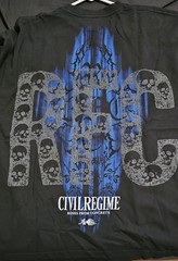 Civil Regime DeathNote Blue Silence American Classic Oversized Tee in Black2XL