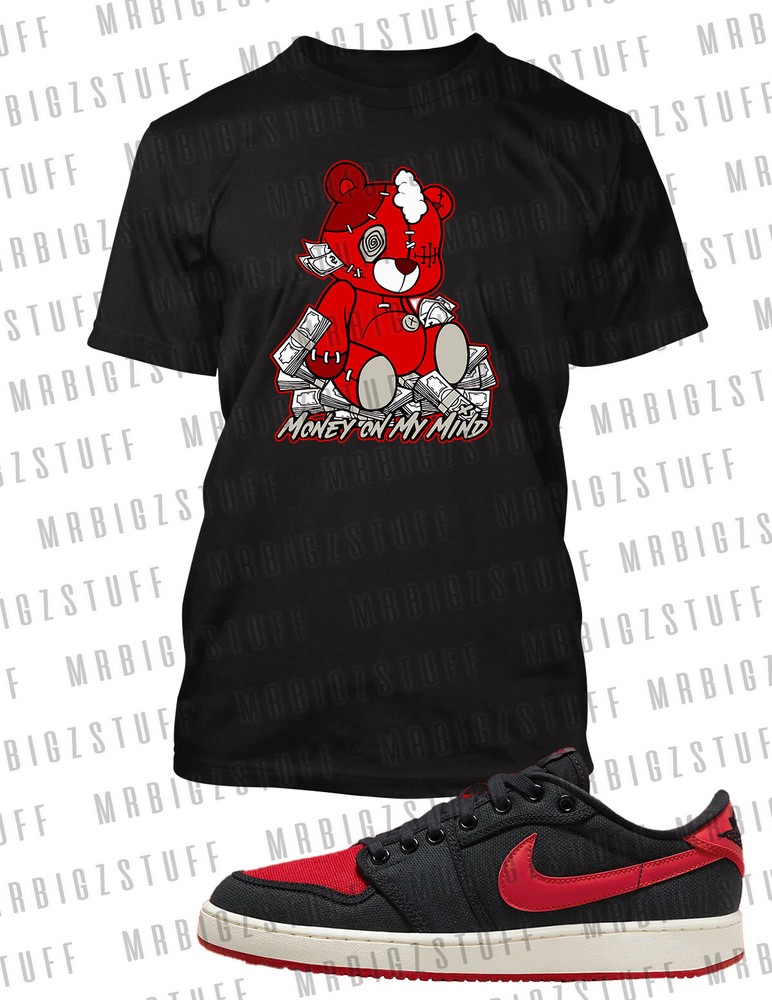 Money on My Mind Hip Tee Shirt J1 KO Low Bred Pro Club Shaka RTP Big Tall Sport