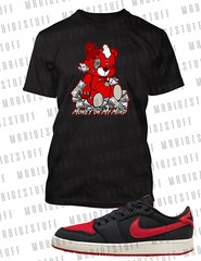 Smile Thru the Pain Hip Tee Shirt J1 KO Low Bred Pro Club Shaka Big Tall Sport
