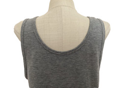 ATHLETIC WORKS DRIWORKS TRI-BLEND Gray Tank Sz S