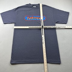 Vintage God T-Shirt Mens Medium Gray Yah Wear Hebrews Jewish Religion Fire y2k