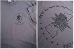 Navy Seals Black Squadron Devgru Silk Screened T-Shirt Gray XL US 6oz
