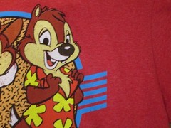 Disney Chip N Dale Rescue Rangers Shirt Mens XL Red cartoon Graphic tee