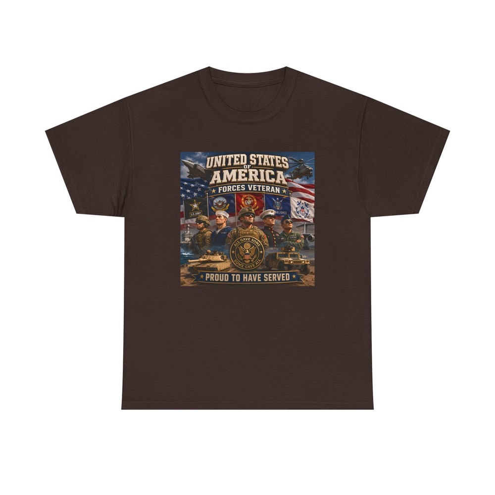 USA United States of America military veterans Tee