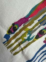 Vintage 90s Andrew Carson Cycling T Shirt Mens All Sport White Bicycle Sz Large
