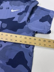 Nike Dri Fit Camo T Shirt Men’s Large Blue Short Sleeve Swoosh BV7963-427