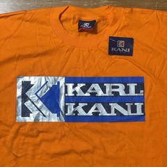 Vintage 90s Karl Kani Shirt Size 2XL Streetwear Hip Hop Signature Metallic NWT