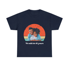 Customise Your Own Photo Unisex T-shirt – Retro Vintage Style