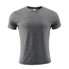 Mens Short Sleeve Sport t Shirt Quick Dry Running Compression T-shirt Breathable