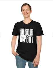 Unisex Softstyle T-Shirt Hustle And Repeat