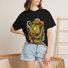 Psychedelic Deck Chair Kiwi Swimmer T-Shirt Graphic
