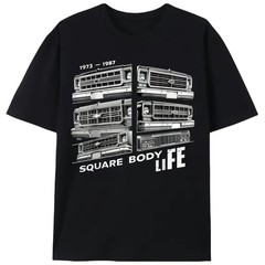 Square Body Truck Shirt Chevy 1973-1987 Classic Pickup Graphic Tee