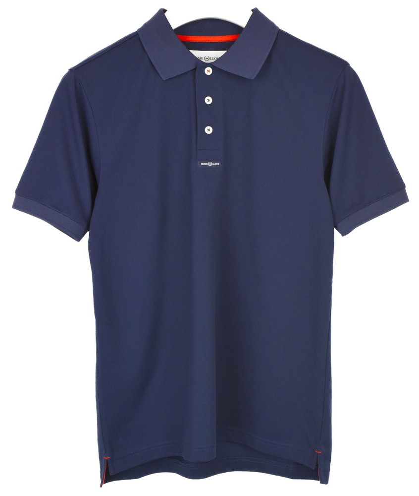 HENRI LLOYD T-Shirt Men’s SMALL UV Protection Polo Neck Short Sleeve Navy