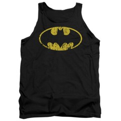Batman Classic Logo Distressed DC Comics Licensed Adult T-Shirt