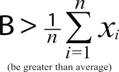 Be Greater Than Average Math T-Shirt | Funny Mathematics Nerd Gift