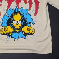 The Simpsons Bart Punk – Officially Licensed Cartoon Graphic T Shirt – Unisex S
