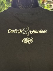 Adult Swim Carl’s Jr. Hardees Employee Only Promo Men’s Black T-Shirt Sz M Rare