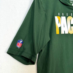 Nike Green Bay Packers Shirt Mens Sz S NFL On Field Hooded Tee Goodman Green