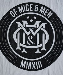 Of Mice & Men T-Shirt Men’s Sz XL Rock Metal Music Concert MMXIII Band Tee