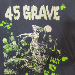 45 Grave Party With The Dead Shirt Black Unisex S-5XL TS644