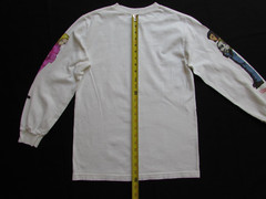 Dragon Ball Super Primitive Shirt Men White Long Sleeve Shrink After Washed Sz S