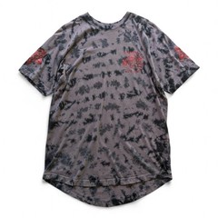 Affliction Men’s Grunge Skull T-Shirt XL | Red Foil “Live Fast” Vintage Style