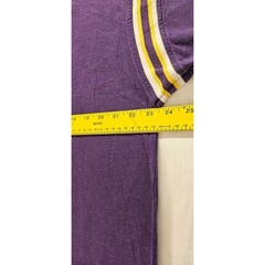 Active LSU Fighting Tigers Embroidered Purple T-Shirt Mens Large Collegiate Tee