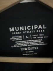 Municipal Sports Utility Gear T-Shirt, Large With Front And Back Logo