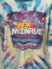 Moonrise Festival 2017 Tie-Dye Shirt 2XL Lineup Migos Kaskade Porter 2X #0278