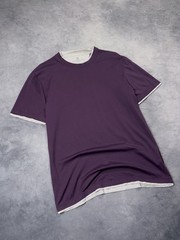 BRUNELLO CUCINELLI Luxury Casual Formal Layered Purple Vintage Shirt RRP750$+