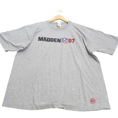 Vintage Madden NFL 07 EA Sports T-Shirt Mens 2XL Gray Fruit of the Loom Lofteez